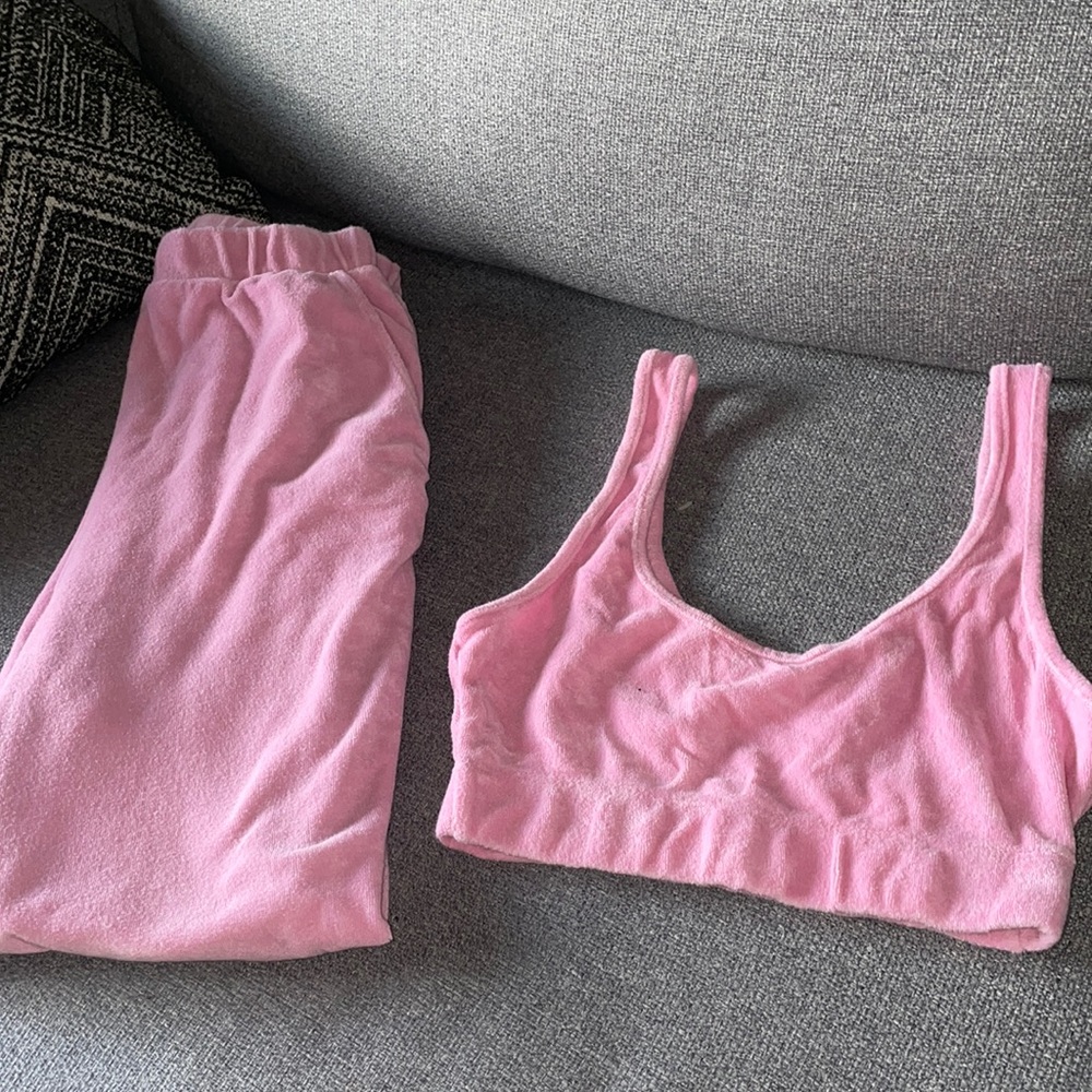 ZARA TEDDY LOUNGE SET